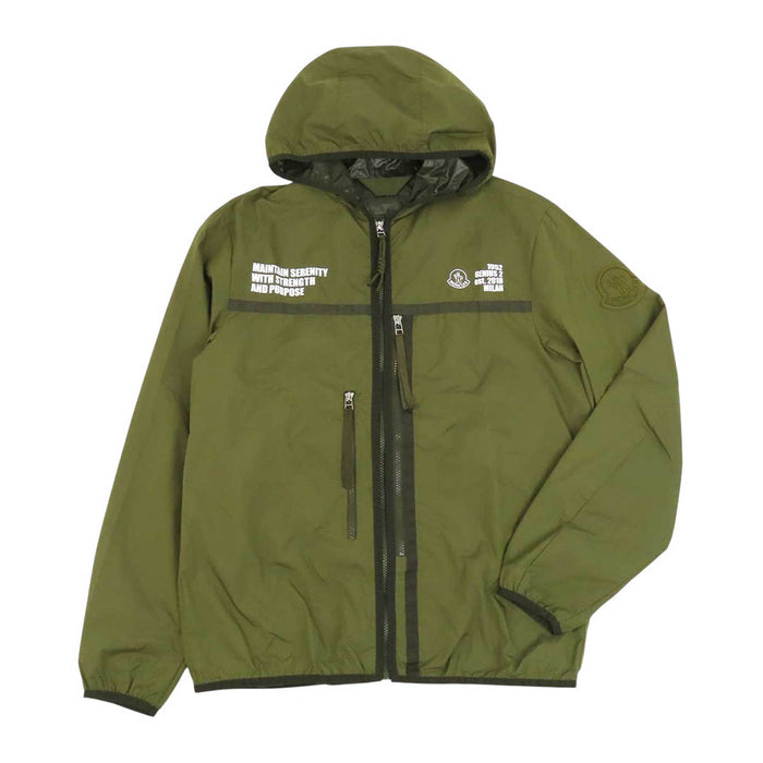 MONCLER 
ロゴ ワッペン ミリタリー パーカー フーディ 
ORKHON オルクホン ナイロン ジャケット