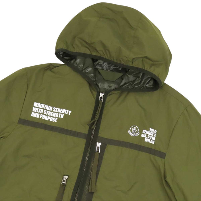 MONCLER 
ロゴ ワッペン ミリタリー パーカー フーディ 
ORKHON オルクホン ナイロン ジャケット