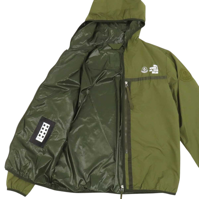MONCLER 
ロゴ ワッペン ミリタリー パーカー フーディ 
ORKHON オルクホン ナイロン ジャケット