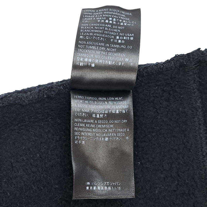 BALENCIAGA 
ロゴ チェック柄 オーバーサイズ スウェット コットン 
ロゴ フード パーカー