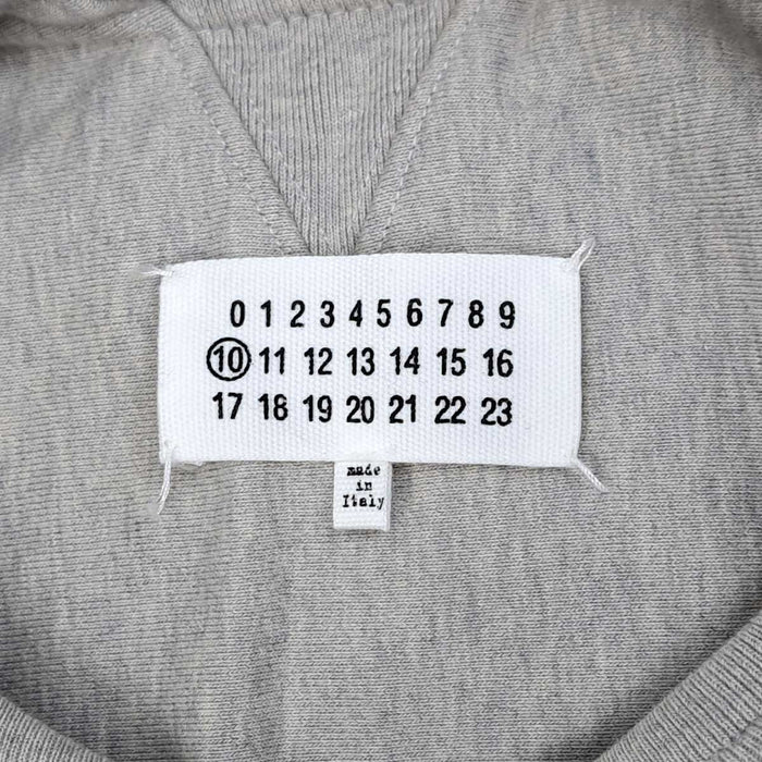 Maison Margiela 
4ステッチ ロゴ コットン 
プルオーバー スウェット パーカー