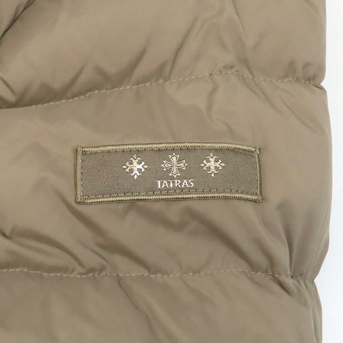 TATRAS 
ロゴワッペン ファー付き ナイロン 
プリムラ ダウンコート