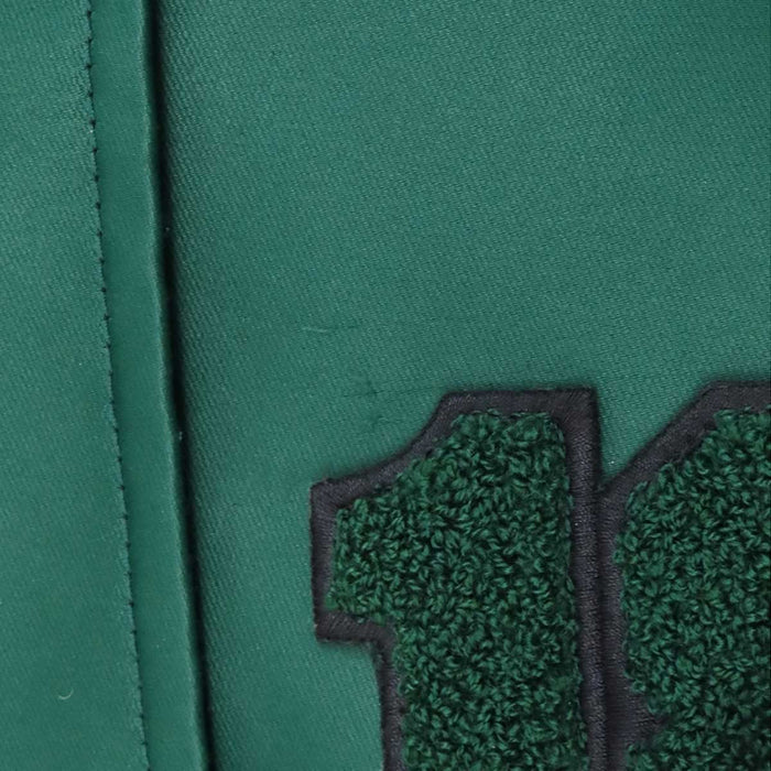 LOUIS VUITTON 
ワッペン ラムレザー シルク混 
バーシティ ジャケット