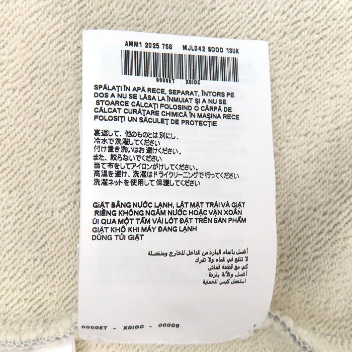 MIUMIU 
刺繍 ジップアップ コットン スウェット 
ロゴ エンブロイダリー ブルゾン