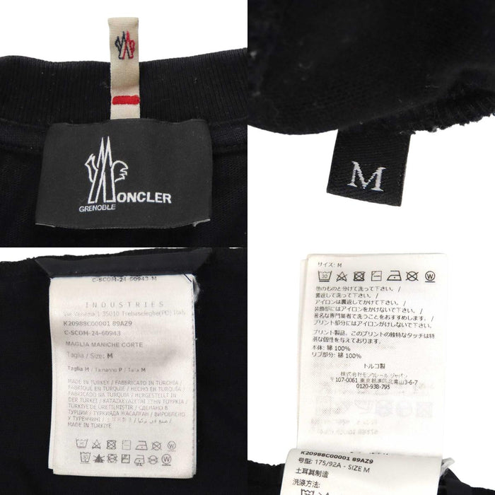 MONCLER 
モンクレール グルノーブル コットン 2025年製 
MAGLIA MANICHE CORTE ロゴ Tシャツ 
MONCLER GRENOBLE