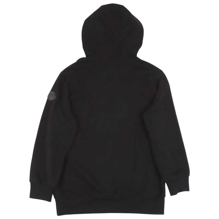 MONCLER 
FELPA CON CAPPUCCIO レザー 刺繍 
ロゴ フーディ
