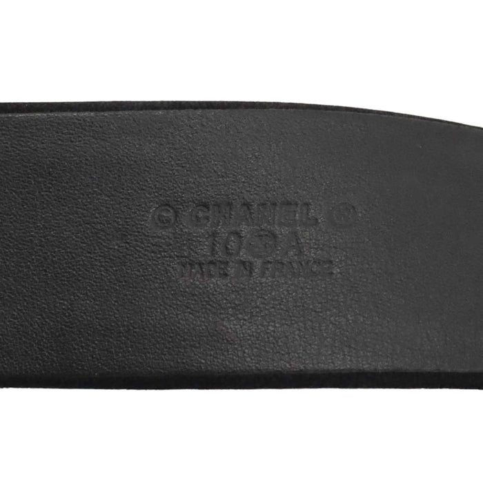 CHANEL 
10A COCO CC ロゴ ラインストーン ツイードモチーフ 
ココマーク バックル ベルト