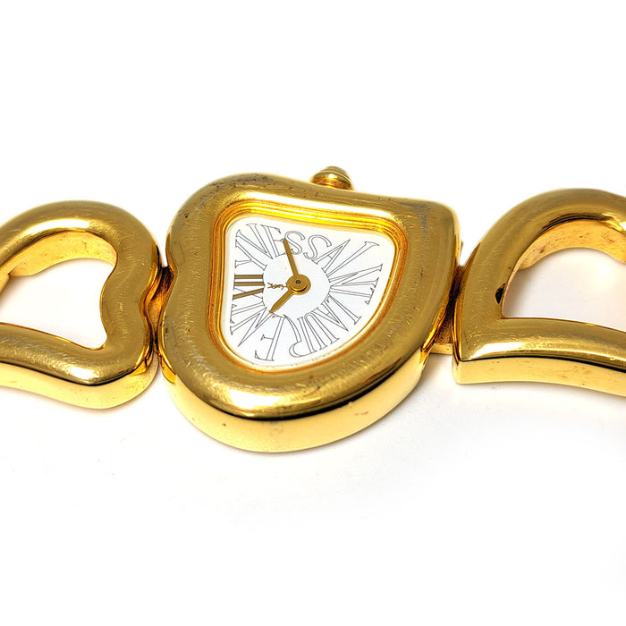 YVES SAINT LAURENT 
Heart Bracelet Watch