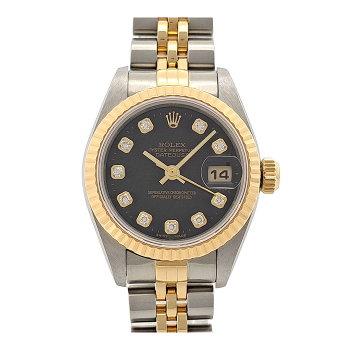 ROLEX 
デイトジャスト 10Pダイヤ
