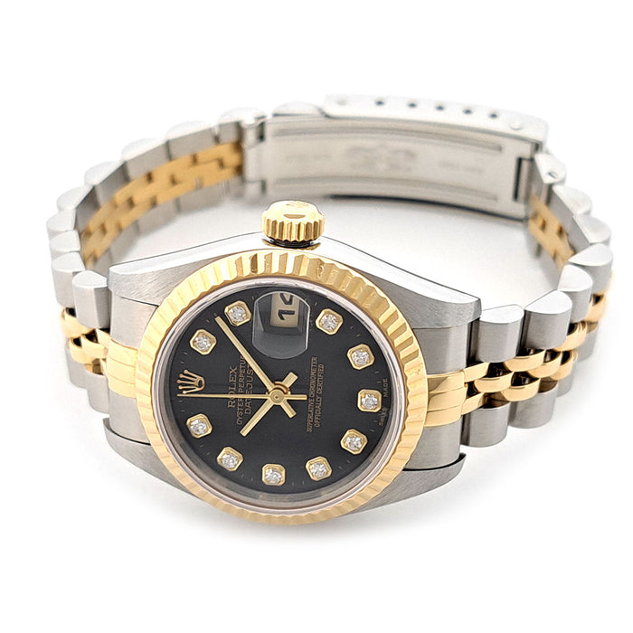 ROLEX 
デイトジャスト 10Pダイヤ