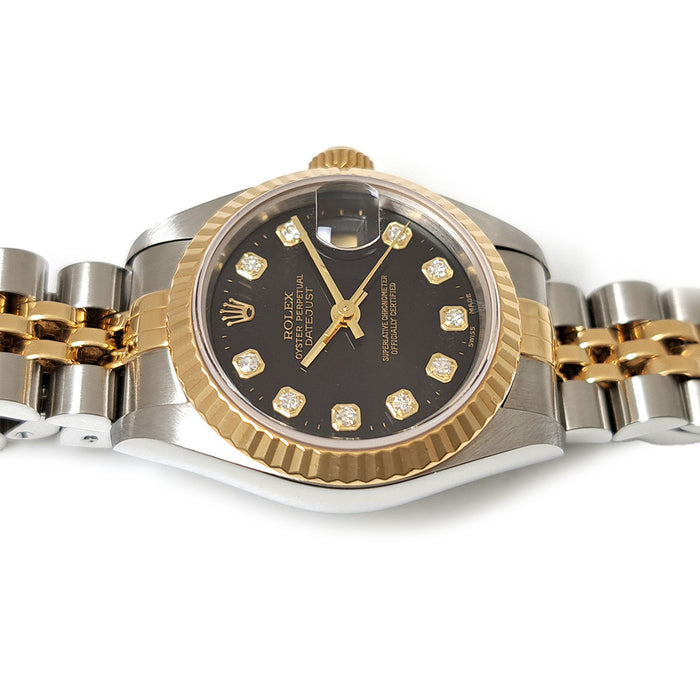 ROLEX 
デイトジャスト 10Pダイヤ