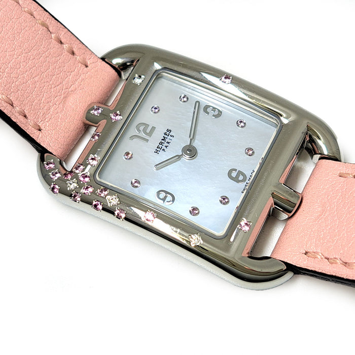 HERMES 
Cape Cod PM Rose Sakura Shell Pink Sapphire 
With papers