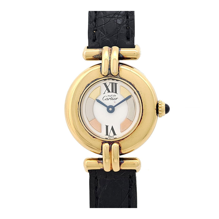 CARTIER 
Must Colisée Vermeil SM