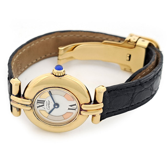 CARTIER 
Must Colisée Vermeil SM
