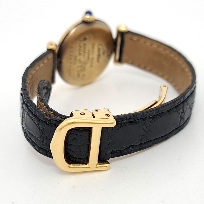 CARTIER 
Must Colisée Vermeil SM