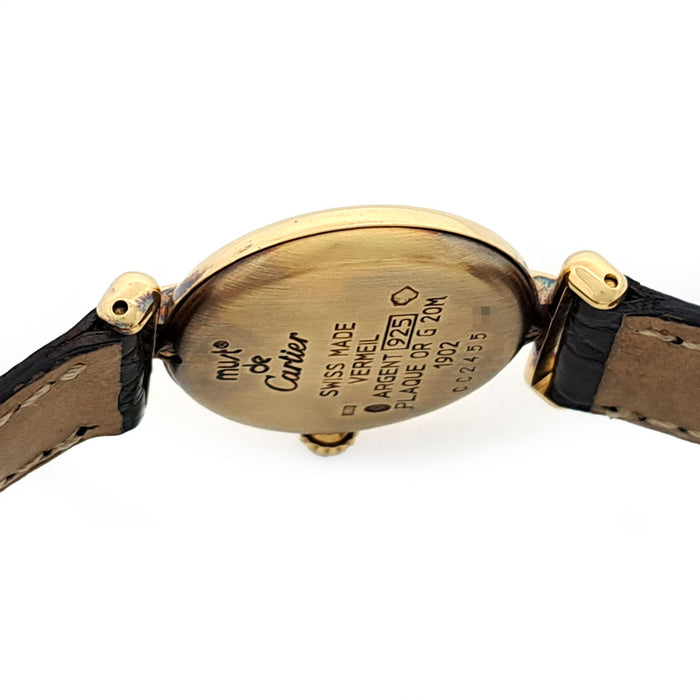 CARTIER 
Must Colisée Vermeil SM