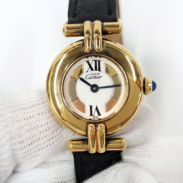 CARTIER 
Must Colisée Vermeil SM