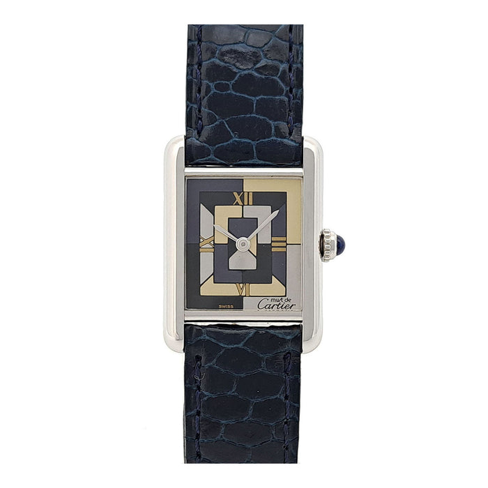 CARTIER 
Must Tank SM Art Deco 
With box and papers