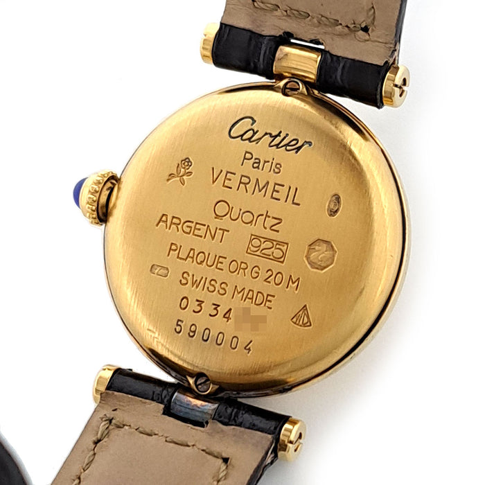 CARTIER 
Vendôme Vermeil SM