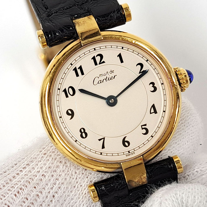 CARTIER 
Vendôme Vermeil SM
