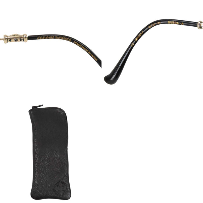 CHROME HEARTS 
CH Plus Cross Metal-Frame Boston 
BUBBA-A Eyewear
