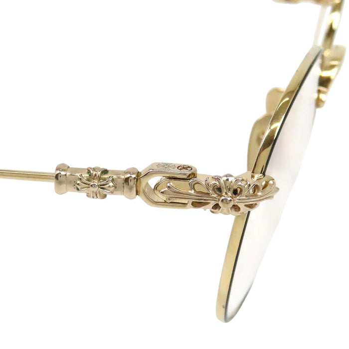 CHROME HEARTS 
CH Plus Cross Metal-Frame Boston 
BUBBA-A Eyewear