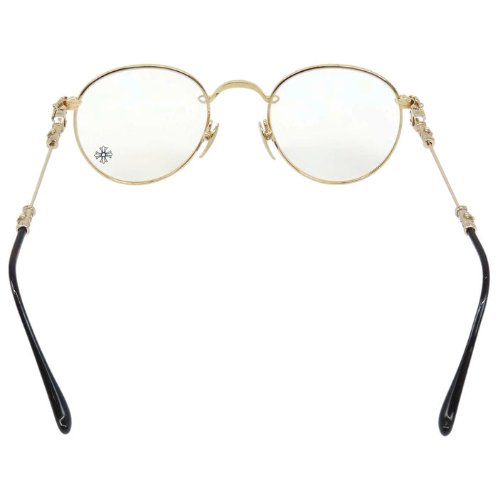CHROME HEARTS 
CH Plus Cross Metal-Frame Boston 
BUBBA-A Eyewear