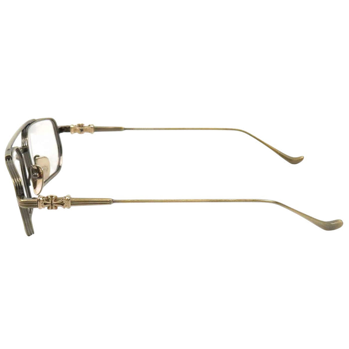 CHROME HEARTS 
CH クロス ダブルブリッジ メタルフレーム 
GUSHER アイウェア
