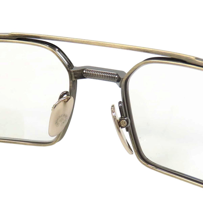 CHROME HEARTS 
CH クロス ダブルブリッジ メタルフレーム 
GUSHER アイウェア