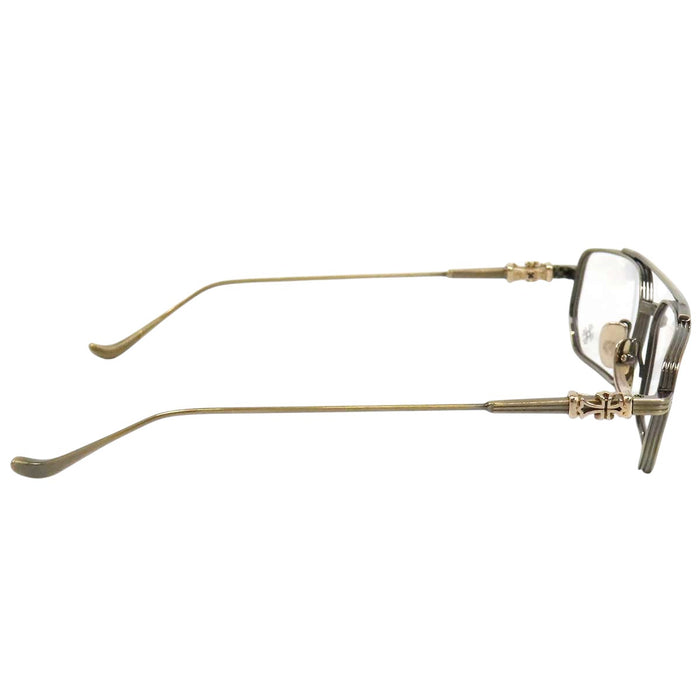 CHROME HEARTS 
CH クロス ダブルブリッジ メタルフレーム 
GUSHER アイウェア