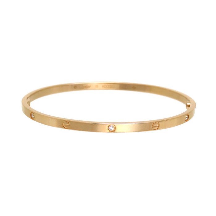 CARTIER 
ラブ ブレスレット SM ハーフダイヤモンド
