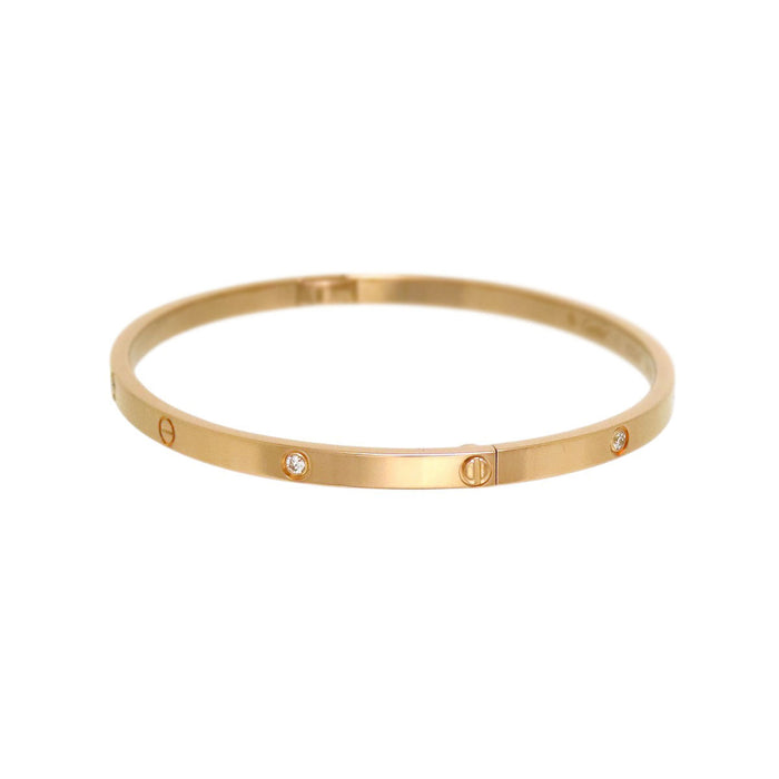 CARTIER 
ラブ ブレスレット SM ハーフダイヤモンド