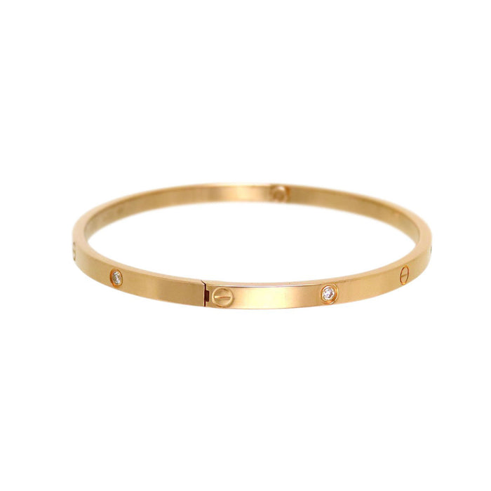 CARTIER 
ラブ ブレスレット SM ハーフダイヤモンド