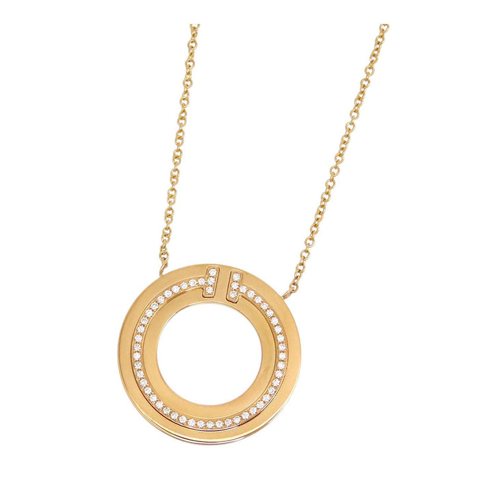 TIFFANY&Co. 
T TWO サークル ネックレス ダイヤモンド