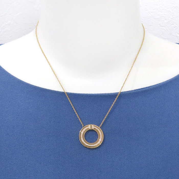 TIFFANY&Co. 
T TWO サークル ネックレス ダイヤモンド