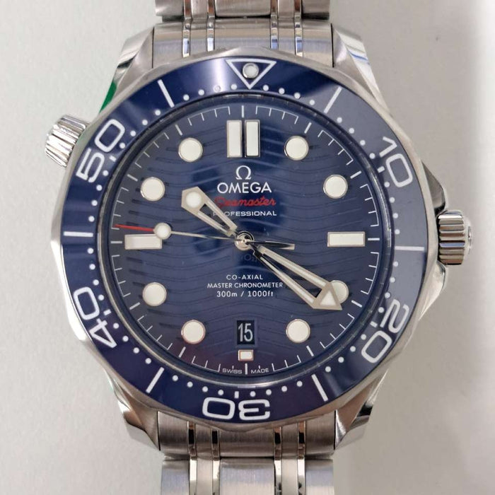 【WHOLESALES】
OMEGA 
210.30.42.20.03.001 
シーマスター 
箱(外箱破損)　ギャランティ（日付なし）　クロノメーター証　ピクトグラム　コマ
