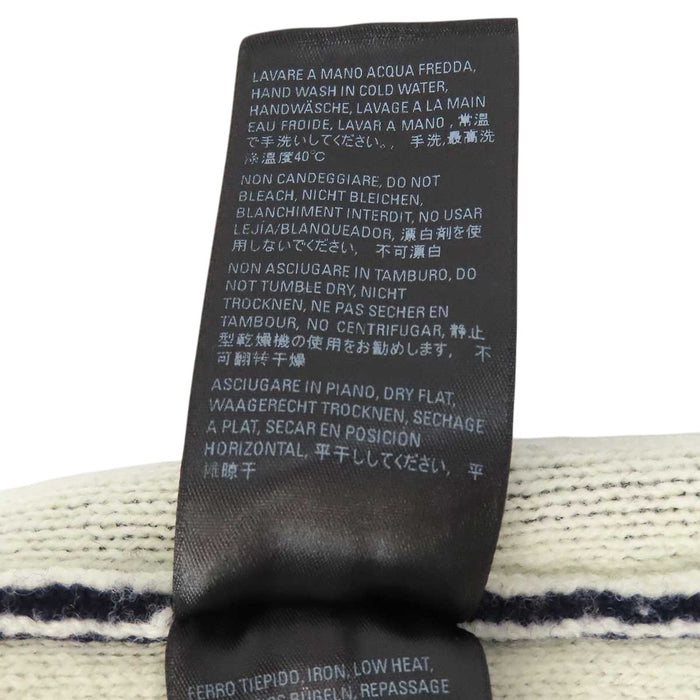 BALENCIAGA 
総柄 クルーネック 
オールオーバーロゴ ウール ニット