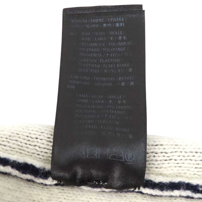 BALENCIAGA 
総柄 クルーネック 
オールオーバーロゴ ウール ニット