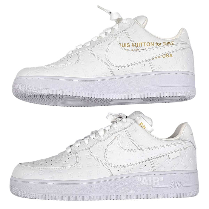 LOUIS VUITTON 
ナイキ Air Force 1 Low ヴァージルアブロー レザー レースアップ 
× NIKE エアフォース 1 ロー スニーカー 
モノグラム
