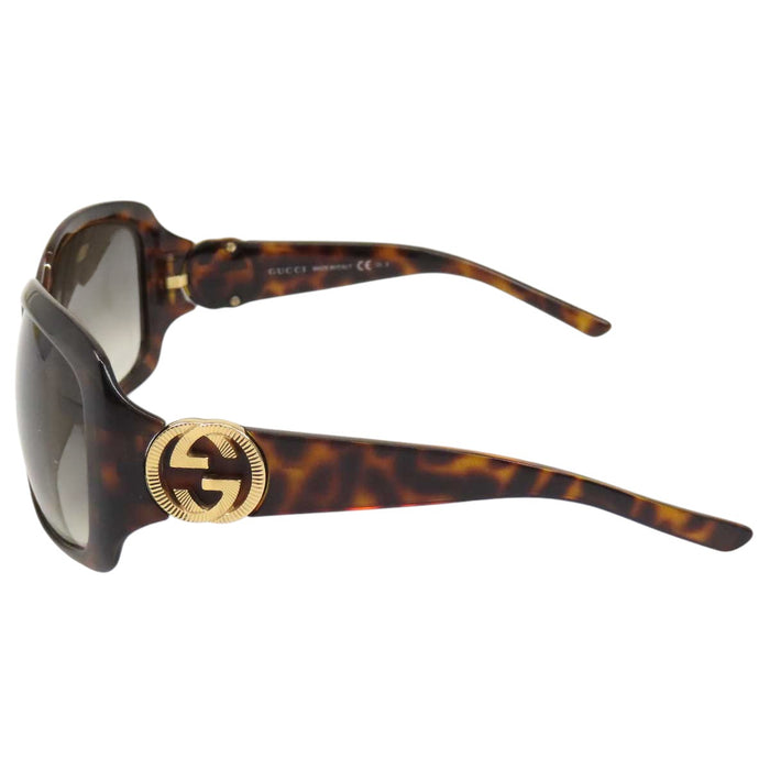GUCCI 
Logo gradient lenses gold-tone metal 
Interlocking G sunglasses