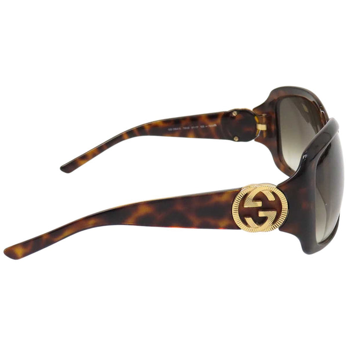 GUCCI 
Logo gradient lenses gold-tone metal 
Interlocking G sunglasses