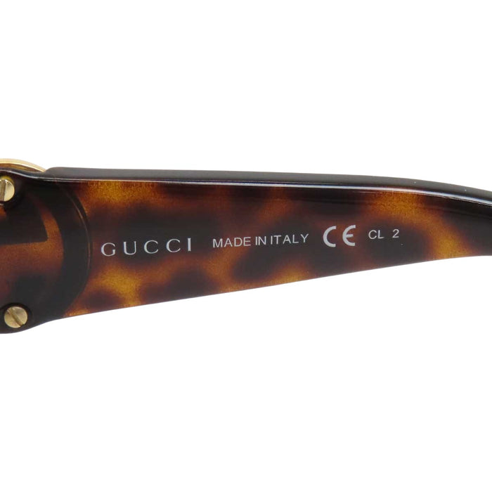 GUCCI 
Logo gradient lenses gold-tone metal 
Interlocking G sunglasses