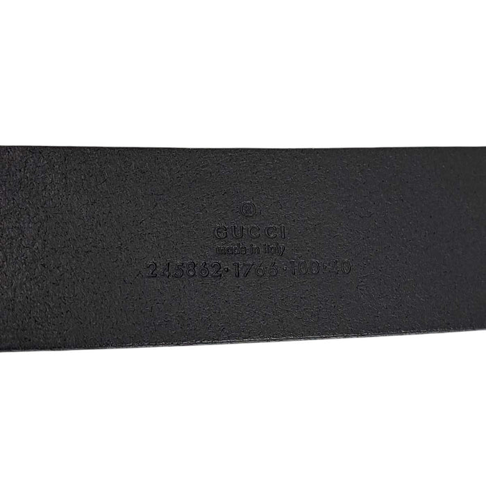 GUCCI 
GG ロゴ シルバーカラーメタル 
グッチシマ レザー ベルト