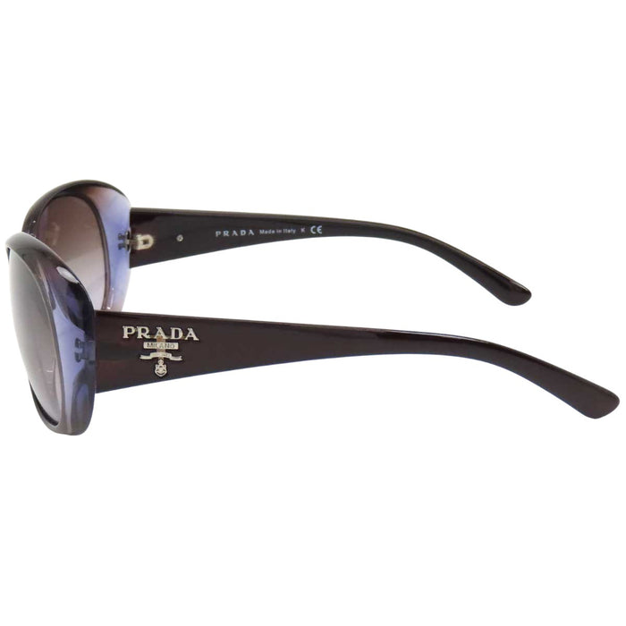 PRADA 
グラデーション レンズ クリアフレーム アイウェア 
ロゴ サングラス