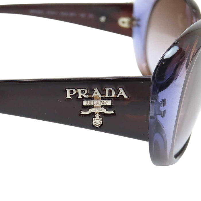 PRADA 
グラデーション レンズ クリアフレーム アイウェア 
ロゴ サングラス