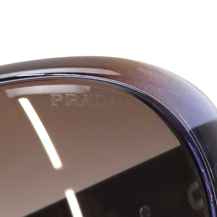 PRADA 
グラデーション レンズ クリアフレーム アイウェア 
ロゴ サングラス