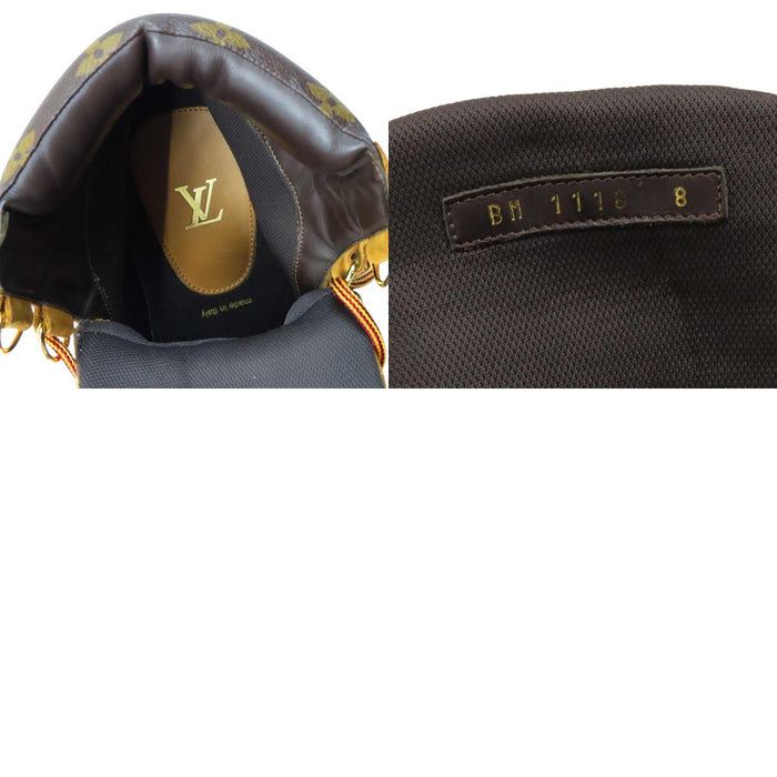 LOUIS VUITTON 
チェーン スウェード 
LV クリーパー ライン アンクル ブーツ 
モノグラム