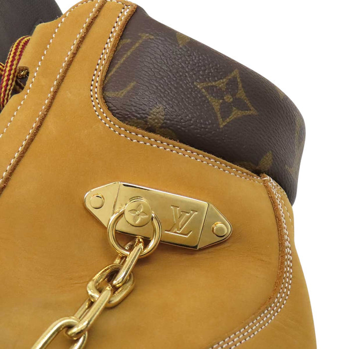LOUIS VUITTON 
チェーン スウェード 
LV クリーパー ライン アンクル ブーツ 
モノグラム