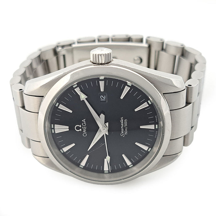 OMEGA 
Seamaster Aqua Terra 
Includes papers
