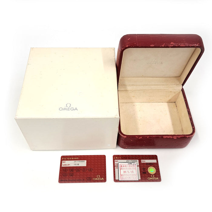 OMEGA 
Seamaster Aqua Terra 
Includes papers